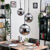 Gastor hanging light, globe light 30 cm Smoke-coloured, 3-light sources