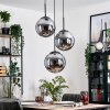 Gastor hanging light, globe light 30 cm Smoke-coloured, 3-light sources