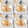 Koyoto hanging light, globe light Amber, 4-light sources