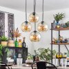 Koyoto hanging light, globe light Amber, 4-light sources