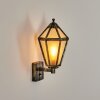 Falfosa outdoor wall light gold, black, 1-light source, Motion sensor