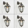 Falfosa outdoor wall light gold, black, 1-light source