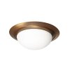 Steinhauer lights Ikaro ceiling light LED bronze, 1-light source