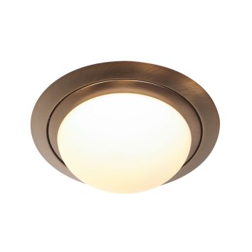 Steinhauer lights Ikaro ceiling light LED bronze, 1-light source