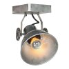 Steinhauer lights Gearmetal wall light, wall spotlight Oxidised Silver, 1-light source