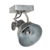 Steinhauer lights Gearmetal wall light, wall spotlight Oxidised Silver, 1-light source