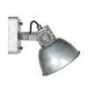 Steinhauer lights Gearmetal wall light, wall spotlight Oxidised Silver, 1-light source