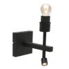 Steinhauer lights Stang wall light LED black, 2-light sources