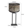 Steinhauer lights Stang table lamp black, 1-light source