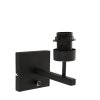 Steinhauer lights Stang wall light black, 1-light source