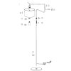 Steinhauer lights Linstrøm floor lamp black, 1-light source