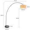 Steinhauer lights Solva floor lamp black, 1-light source