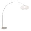 Steinhauer lights Light floor lamp brushed steel, 1-light source