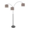 Steinhauer lights Light floor lamp black, 3-light sources