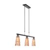 Steinhauer lights Vidrio pendant light black, 3-light sources