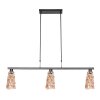 Steinhauer lights Vidrio pendant light black, 3-light sources