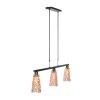 Steinhauer lights Vidrio pendant light black, 3-light sources