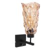 Steinhauer lights Vidrio wall light black, 1-light source