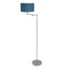 Steinhauer lights Bella floor lamp brushed steel, 1-light source