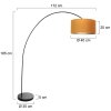 Steinhauer lights Solva floor lamp black, 1-light source