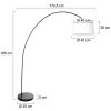 Steinhauer lights Solva floor lamp black, 1-light source