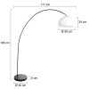 Steinhauer lights Solva floor lamp black, 1-light source