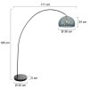 Steinhauer lights Solva floor lamp black, 1-light source