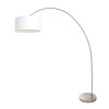 Steinhauer lights Solva floor lamp brushed steel, 1-light source