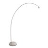 Steinhauer lights Solva floor lamp brushed steel, 1-light source