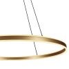 Steinhauer lights Ringlux pendant light LED gold, 2-light sources