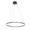 Steinhauer lights Ringlux pendant light LED black, 2-light sources