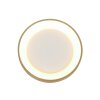 Steinhauer lights Ringlede ceiling light LED gold, 1-light source