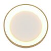 Steinhauer lights Ringlede ceiling light LED gold, 1-light source