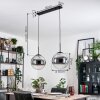 Gastor hanging light, globe light black, 2-light sources