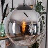 Gastor hanging light, globe light black, 2-light sources