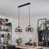 Gastor hanging light, globe light black, 2-light sources