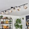 Bassagoda ceiling light beige, white, 6-light sources