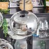 Apedo hanging light, globe light, pendant light clear, Smoke-coloured, 4-light sources