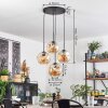 Ripoll hanging light, globe light, pendant light Amber, 4-light sources