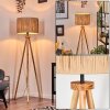 Granja floor lamp Ecru, black, 1-light source