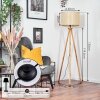 Sabadim floor lamp Ecru, black, 1-light source