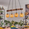 Basto hanging light, globe light, pendant light Ecru, black, 4-light sources