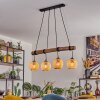 Basto hanging light, globe light, pendant light Ecru, black, 4-light sources