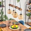 Basto hanging light, globe light, pendant light Ecru, black, 4-light sources