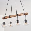 Koyoto hanging light, globe light, pendant light Ecru, black, 4-light sources