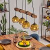 Koyoto hanging light, globe light, pendant light Ecru, black, 4-light sources