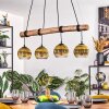 Koyoto hanging light, globe light, pendant light Ecru, black, 4-light sources