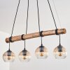 Koyoto hanging light, globe light, pendant light Ecru, black, 4-light sources