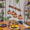 Koyoto hanging light, globe light, pendant light Ecru, black, 4-light sources