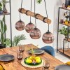 Koyoto hanging light, globe light, pendant light Ecru, black, 4-light sources